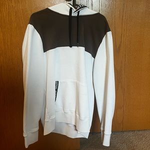 Size small black and white mens Hollister hoodie